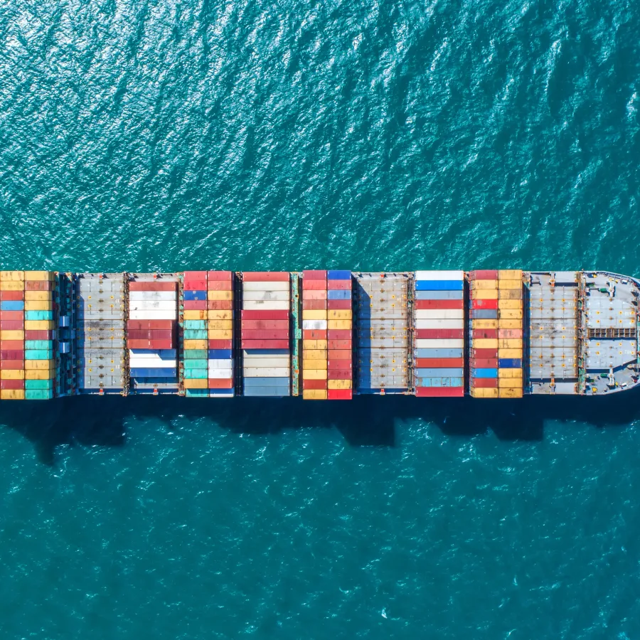 A container ship sees the safe delivery of life-saving cargo, to improve the lives of people that need it the most.