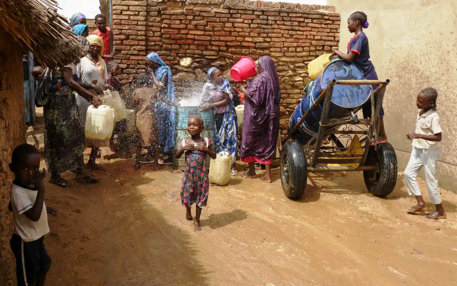 ​Improved urban water supply infrastructure provided beneficiaries with better access to water in Zalingei, Central Darfur State.