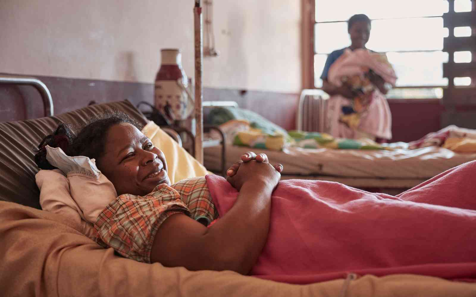 Jacquis Razaiarimanana au repos après une césarienne d’urgence