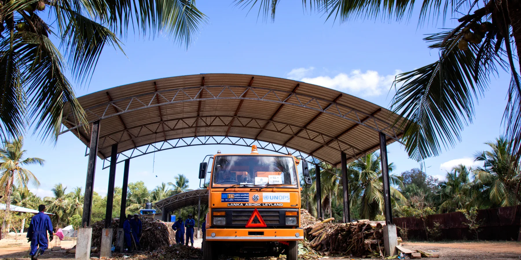 L’UNOPS a géré la modernisation des installations de gestion des déchets et a effectué l’achat de camions à ordures permettant une collecte plus efficace.