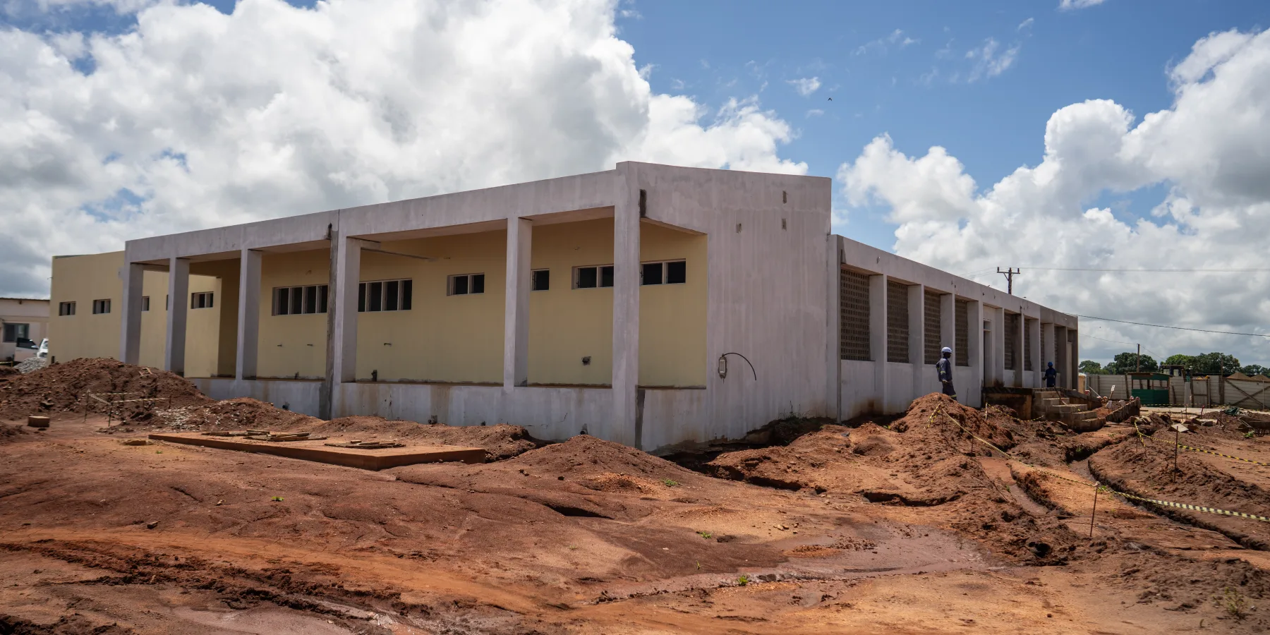 Naminawue Health Centre under construction