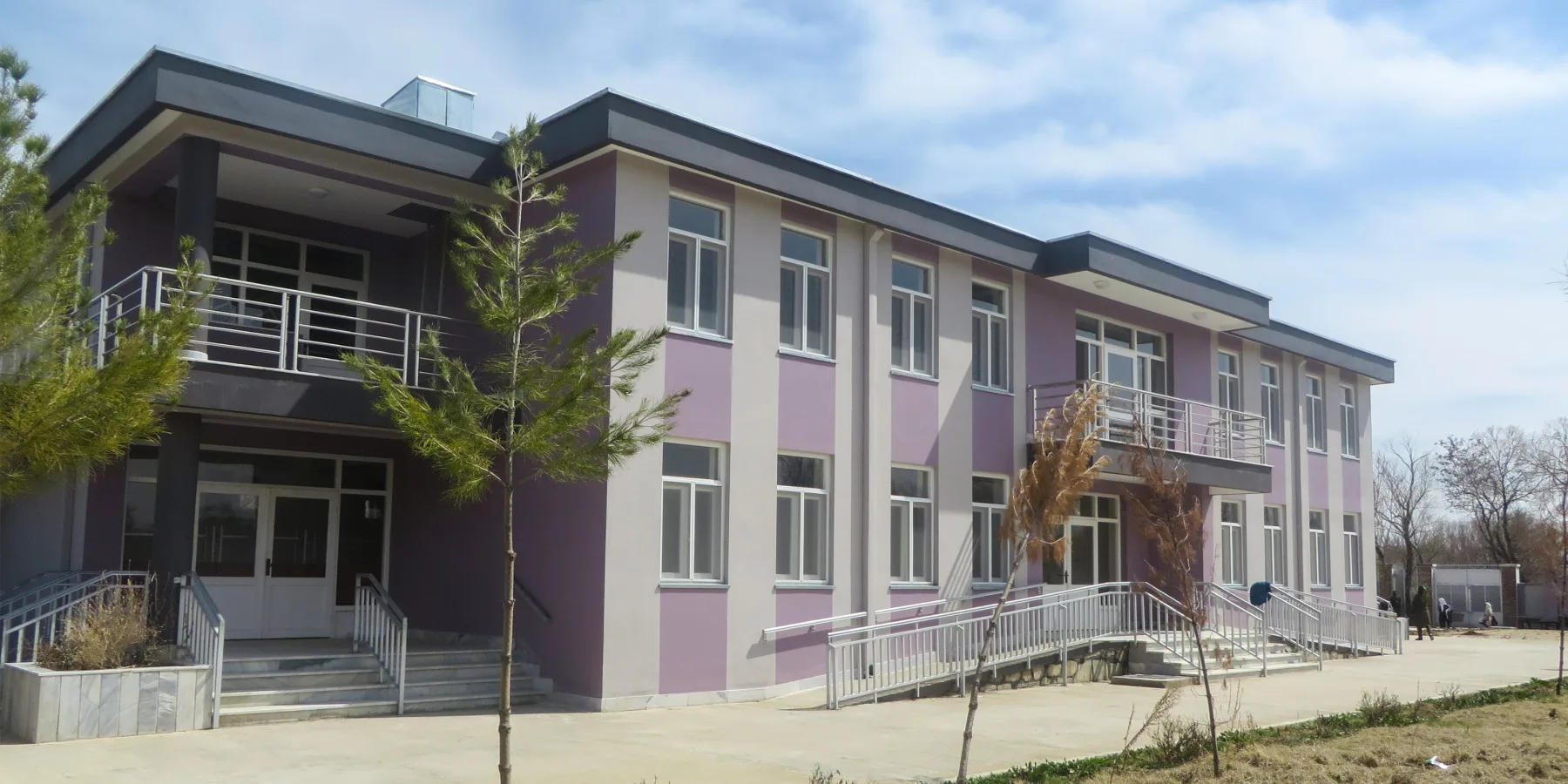 A completed school in Kapisa Province, Afghanistan.