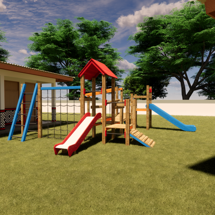 Representaciones en 3D de los nuevos diseños de la escuela.