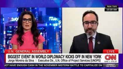 UNOPS Chief speaks with CNN on Strait of Hormuz crisis