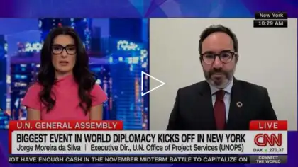 UNOPS Chief speaks with CNN on Strait of Hormuz crisis