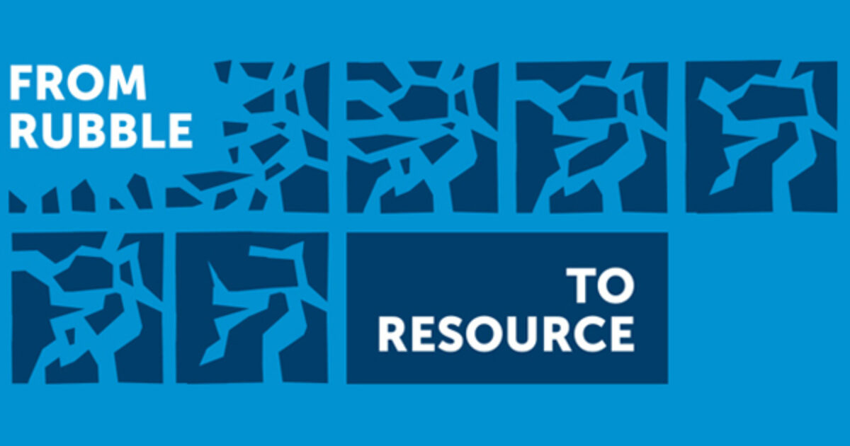 Re-use and management of rubble fundamental to communities’… | UNOPS