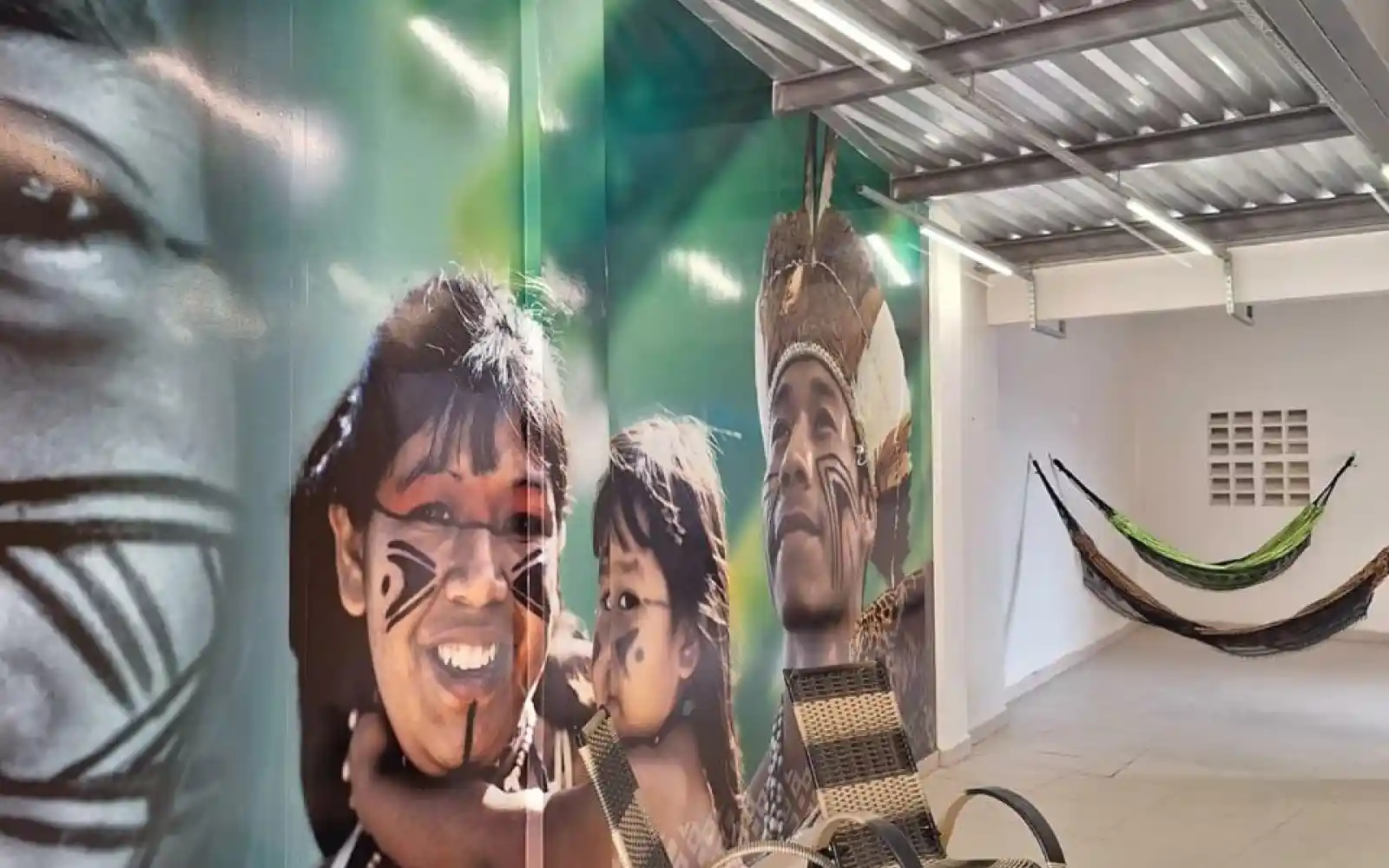 A welcoming space for families and companions of indigenous patients.