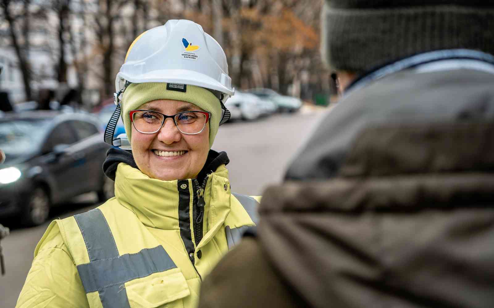 Liudmyla Sydorenko, community mobiliser with the NGO ‘Peaceful Heavens of Kharkiv’