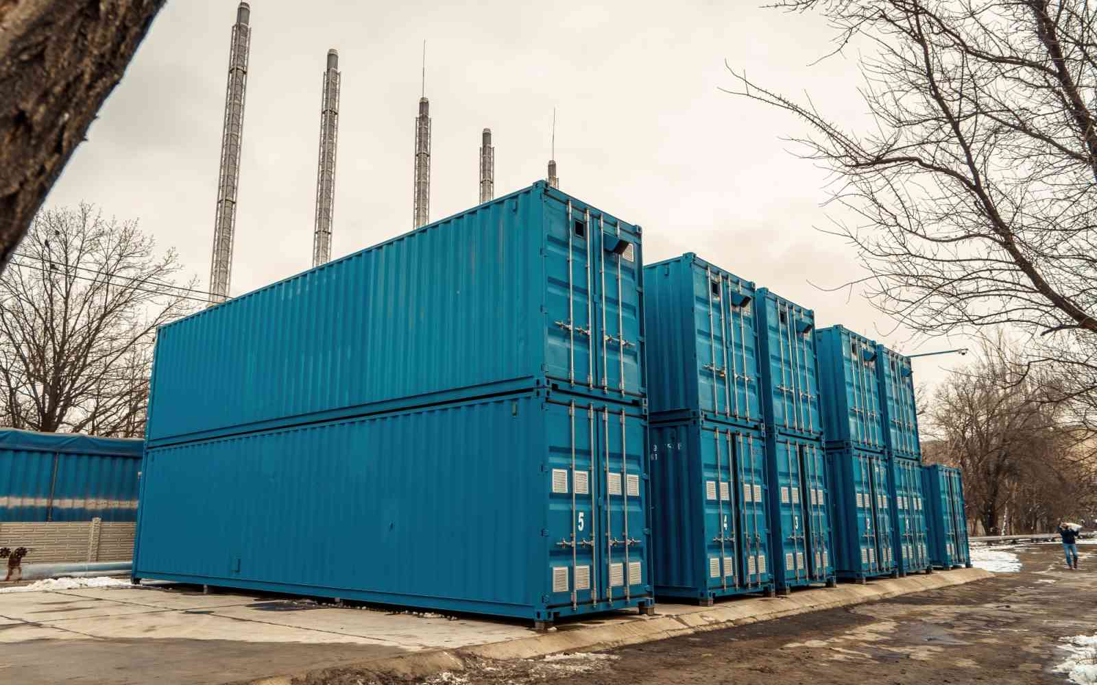 Mobile boiler houses