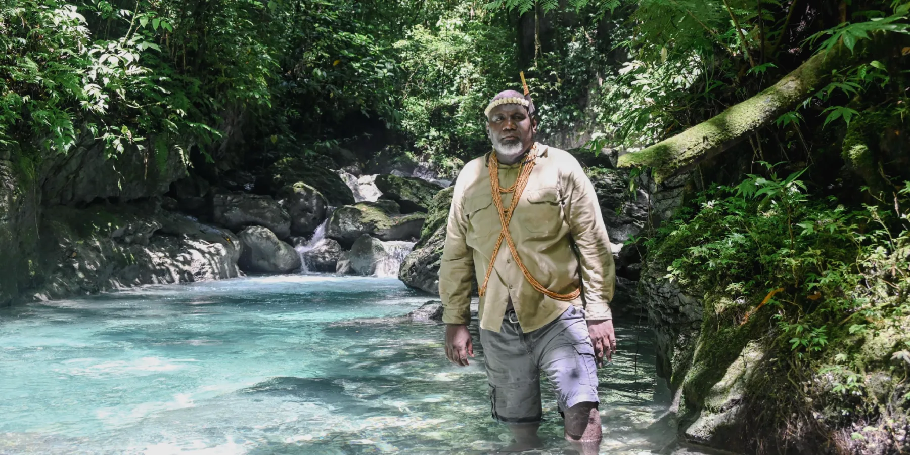 Andrew Taraha, terre tribale de Kira, Îles Salomon