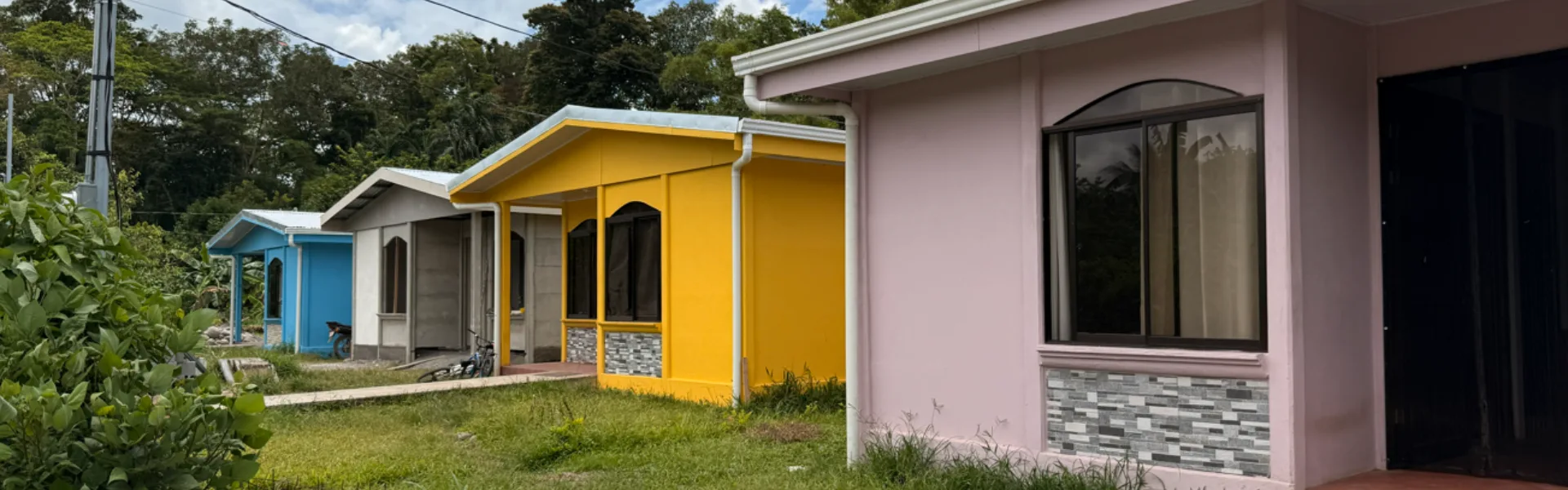 Emergency housing project in Limón, in the Caribbean region of Costa Rica