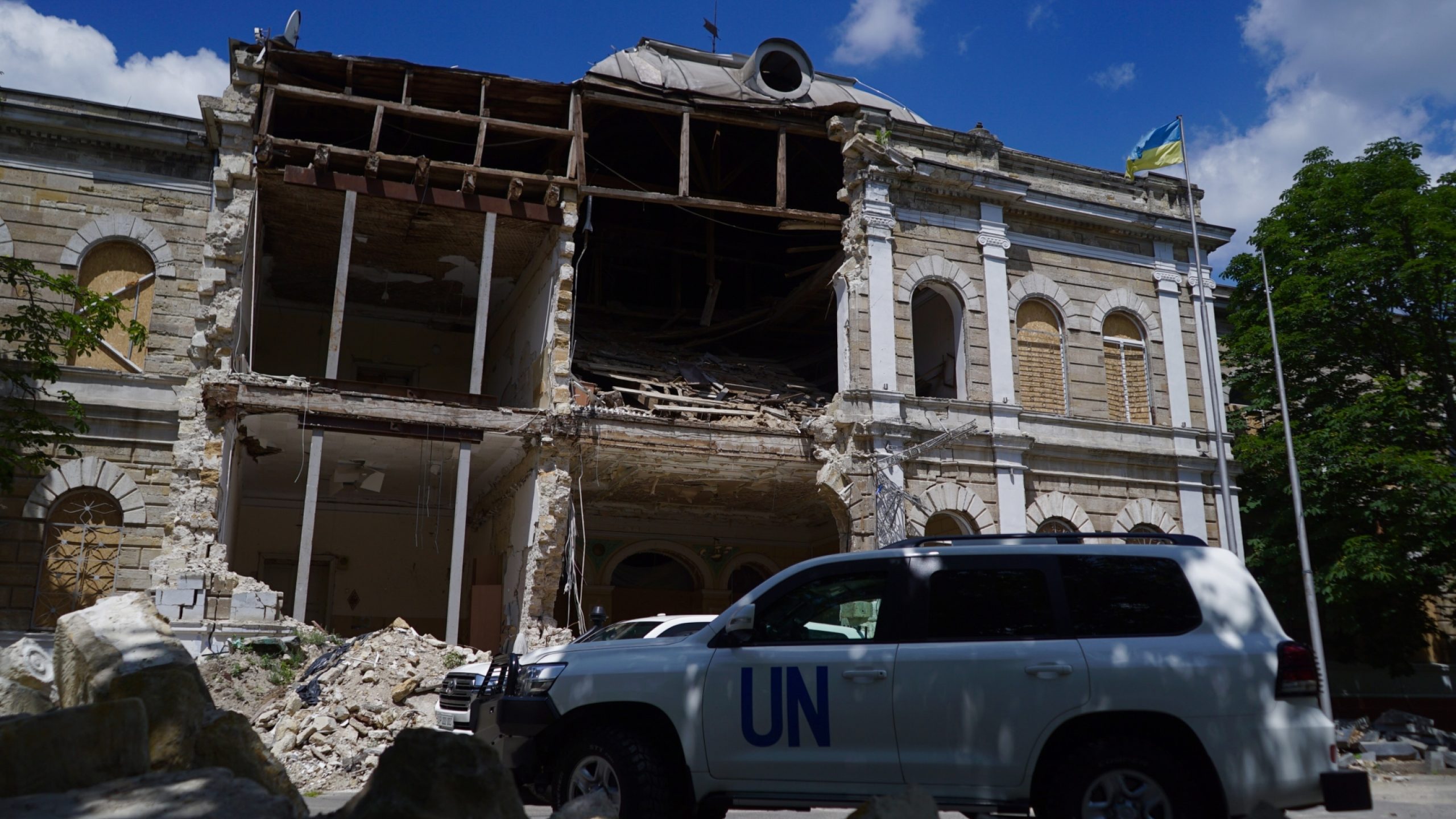 Se prevé rehabilitar esta escuela secundaria del centro de Mykolaiv. Además de ser una instalación educativa clave, esta escuela también es un edificio de gran valor cultural: una de las estructuras públicas más antiguas que se conservan en la ciudad.