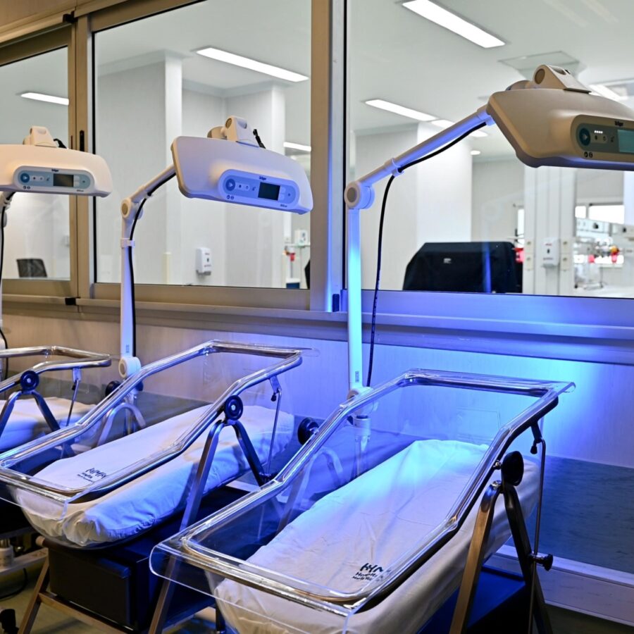 Some of the neonatal services equipment delivered at the new María Humphreys Hospital.