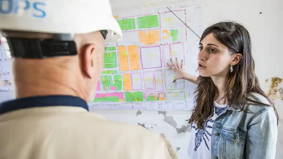 Au début de l’année 2020, le personnel de l’UNOPS comptait plus de 40 pour cent de femmes.