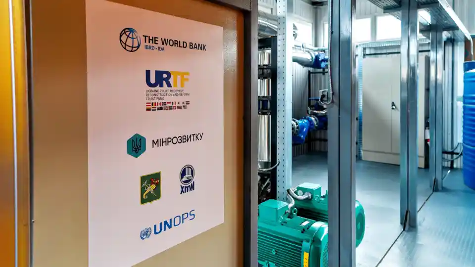 Une chaufferie destinée à la ville de Kharkiv, lors d’une inspection de la qualité dans les locaux du fabricant.